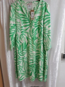 NEU NEU - grün-weißes Sommerkleid/Strandkleid von CECIL - Gr. M - Bild 1 von 3