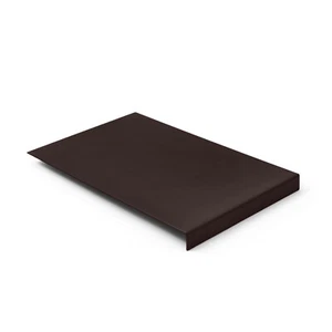 Mauspad Schreibtisch Leder braun braun braun - mit Rand und rutschfestem Boden - Bild 1 von 5