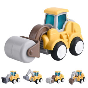 Baustellen Fahrzeuge Bagger Planierraupen Pull-Back Auto Spielzeug Kinder