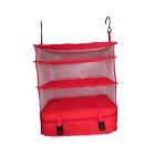 Hanging Organizer for Closet Collapsible Suitcase and Luggage Travel Organizer