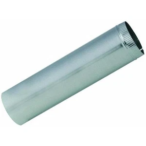 (2)-Imperial Galvanized Furnace Stove Pipe 30 Ga 4" X 24" Snap-Lock GV0357 - Picture 1 of 1