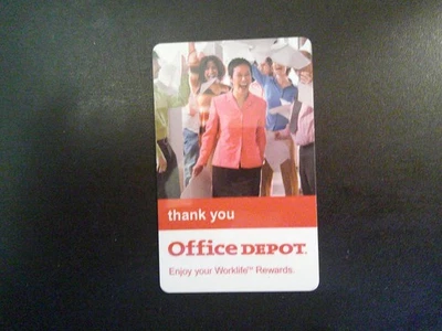 VINTAGE *OFFICE DEPOT RARE EXPIRED CREDIT CARD*  Expired 05/08 - Image 1 of 2