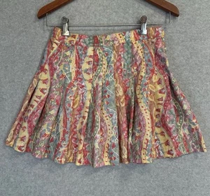 Vintage Prince Sportswear Tennisrock Mehrfarbig Plissee Abstraktes Muster Gr. M - Bild 1 von 9