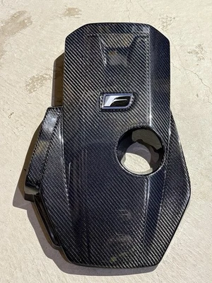 Cubierta de motor de fibra de carbono real de 2,0 L para Lexus IS200T IS300 RC200T 2016+ 8AR-FTS Foto 1 de 4