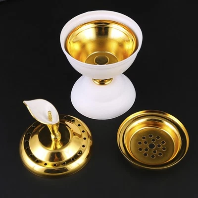  Bruciatore di incenso arabo Bruciatore a cono con bastoncini di incenso Catcher - Immagine 1 di 4