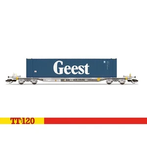 Hornby TT:120 TOUAX Sffgmss IFA Wagon GEEST 45ft Container TT6033 - Picture 1 of 1