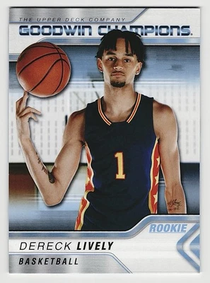 2023 Upper Deck Goodwin Champions Derek Lively Rookie Duke Blue Devils #28 - Image 1 of 2