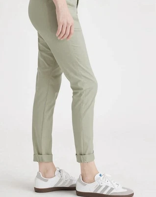 Новый Dockers женщин выходные Chino тонкий лодыжки талии размер 32 светло-зеленый хлопок - Изображение 1 из 4