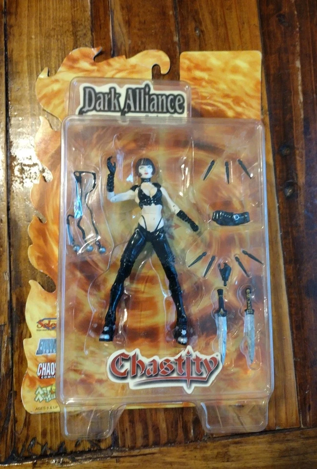 2001 Dark Alliance Series 1 Chastity Diamond Select Chaos Figure EX