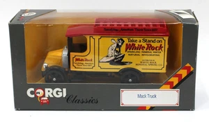 Corgi C906/3 Mack Truck "White Rock Yellow Mint/ Box 1986 England - Picture 1 of 3