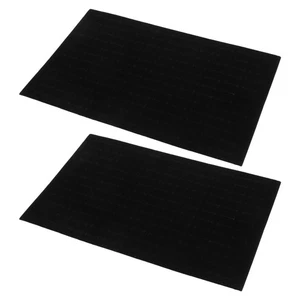 Bandejas para pendientes 2 piezas - Organizador de exhibición de vitrina - 120 ranuras - Imagen 1 de 12