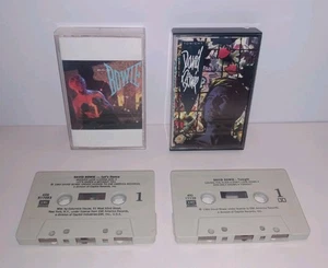 Two Original Vintage DAVID BOWIE Cassette Tapes, Tonight & Let's Dance! - Picture 1 of 17