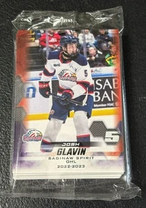 2022-23 Saginaw Spirit Team Issued Trading Card Set Michael Misa 1st Ever Card - Picture 1 of 2