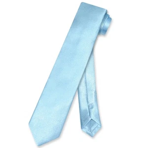 Biagio Boys NeckTie Solid BABY BLUE Color Youth Neck Tie - Picture 1 of 2