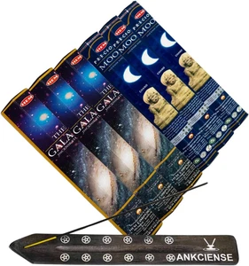 Precious Moon & Galaxy del dobladillo incluido con soporte para incienso paquete, paquete de variedad - Imagen 1 de 5