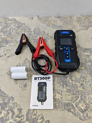 (PARTIAL FAULT) TOPDON Car Battery Tester BT300P-A, 12V 24V Battery Tester - Image 1 of 4