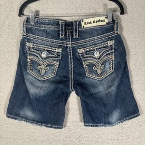 Rock Revival Shorts Kaylee Easy Damengröße 25 passt 29 x 8 verziert - Bild 1 von 14