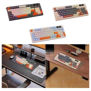 Keyboard Russian Mechanical Keyboard PBT Keycaps Comfortable Ergonomic - Picture 1 of 19