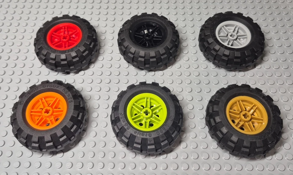 Lego 56145 55976 56x26 Wheels Tyres Pack of 4. - Image 1 of 1