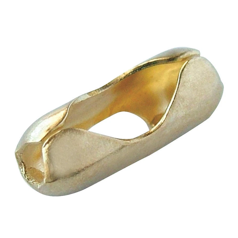 LUCKY LINE PRODUCTS 32025 Ball Chain Coupling,Brass,PK25 16D516 - Image 1 of 1