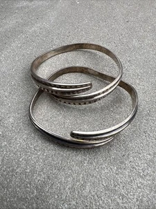 2 - David Andersen Sterling Norwegen Wikinger Saga Serie Armreif Armband 60er Jahre - Bild 1 von 7