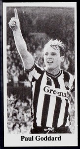 NEWCASTLE UNITED- PLAYERS FROM ALL ERAS-1992- #18-PAUL GODDARD