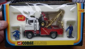 1973 CORGI 1142 HOLMES WRECKER W/2 MEN NEW IN BLACK BOX LQQK RARE - Picture 1 of 5