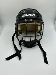 Casco da hockey Bauer HH1000S nero taglia small con gabbia FM3000 M - Foto 1 di 7