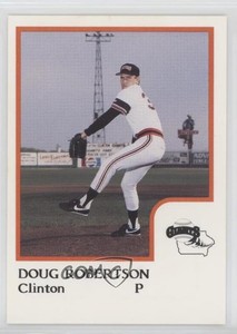 1986 ProCards Clinton Giants Doug Robertson