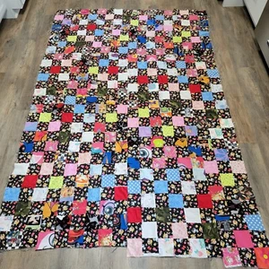 Quilt Top Disney Frozen Tween Jojo Siwa Halloween Unfinished 60 x 89 inches - Picture 1 of 12