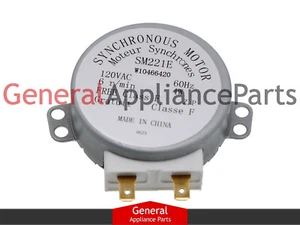 Microwave Turntable Motor fits Whirlpool Maytag # W10466420 WPW10466420 SM221E - Picture 1 of 1