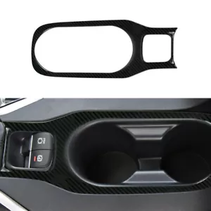 Carbon Fiber Water Cup holder Frame Cover Trim For Toyota Corolla 2014-2018 - Picture 1 of 18