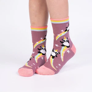 Sock It To Me Kids Crew Socks - Pandacorn - Age: 7-10 - Picture 1 of 2