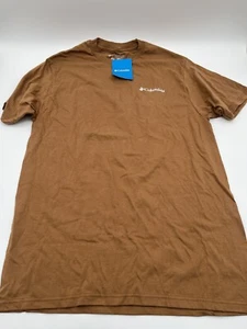 Columbia X Big Foot X Sasquatch Stole My Beer Adults Sz M Brown Tshirt - Picture 1 of 3