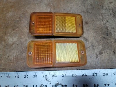 1968-1972 Chevrolet C K пикап маркер лампа объектив пара OE GM 5960596 США сделано  - Изображение 1 из 4