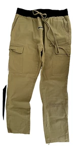 Essentials Pantalone Cargo Uomo Medio Beige Paura di Dio FOG Caviglia Zip Streetwear - Foto 1 di 5