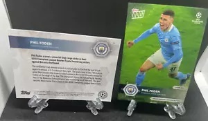 Phil Foden Topps Now #064 - 14.04.21 - Manchester City - Champions League - Picture 1 of 3