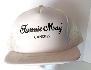Vintage Trucker Hat One Size Fannie May Candies speedway Adjustable cap - Picture 1 of 11