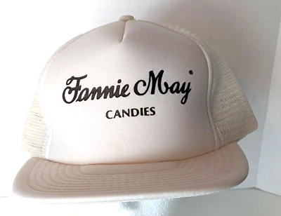 Sombrero de camionero vintage talla única Fannie May Candies speedway gorra ajustable Foto 1 de 4