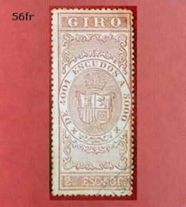 ESPAÑA - Colonias Españolas - giro valores - * 2,50 Escudos * - Bien conservado. - Imagen 1 de 1