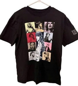 Taylor Swift Eras Tour T-shirt Black TS Eras Tour Black Tee Size XS. - Picture 1 of 3