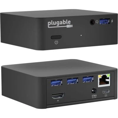 Plugable UD-CAM USB C Dock with 85W Charging Compatible with Thunderbolt 3 and - Image 1 of 4