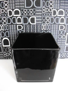 Deko Viereckige Vase Teelichthalter Glas Vase Windlichthalter  - Bild 1 von 1