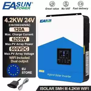 Inverter Solare Ibrido Con Supporto Wi-Fi 6200w/3000w/1800w 12v/24v - Foto 1 di 21