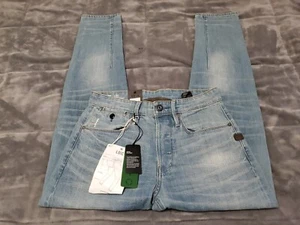 G-Star Raw Loic Relaxed Tapered Button Fly Jeans Mens SZ W28×L34: NEW - Picture 1 of 11
