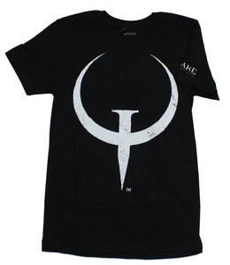 Camiseta para hombre Quake Champions - logotipo blanco en apuros Q - Imagen 1 de 1
