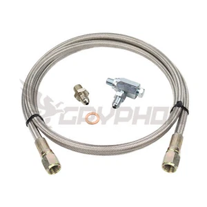 Turbo Oil Feed Line Kit for Toyota Land Cruiser HZJ 1HZ with Holset HX30 HX35 - Foto 1 di 2