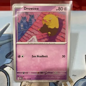 Drowzee 96/165 Common Pokemon 151 Karte - Bild 1 von 1