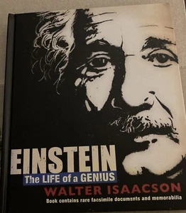 Einstein The Life Of A Genius memorabilia Edition W. Isaacson w/attachments HC - Picture 1 of 19