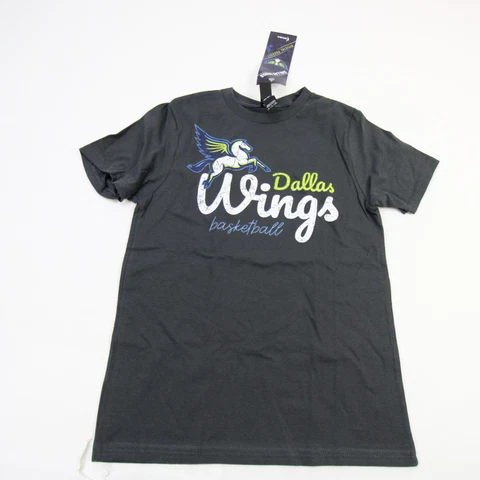 Dallas Wings District Short Sleeve Shirt Youth Dark Gray New w/ Tags Small Cover
